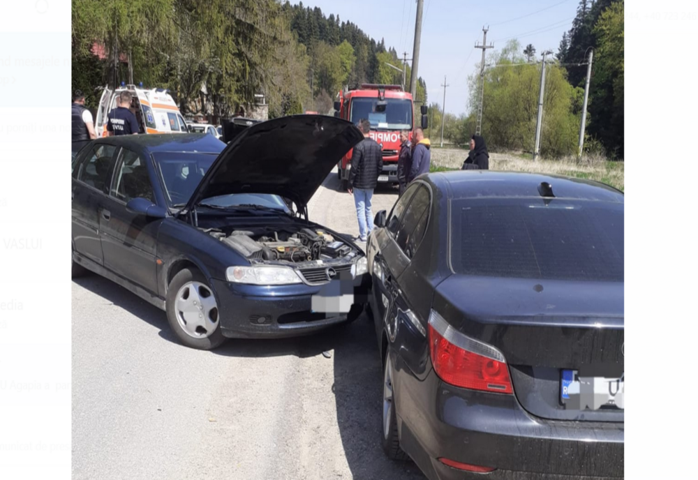 Accident rutier cu trei victime pe raza comunei Agapia