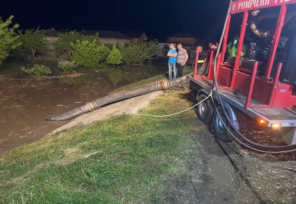 Gospodării inundate în județul Neamț, urmare a Codului Portocaliu