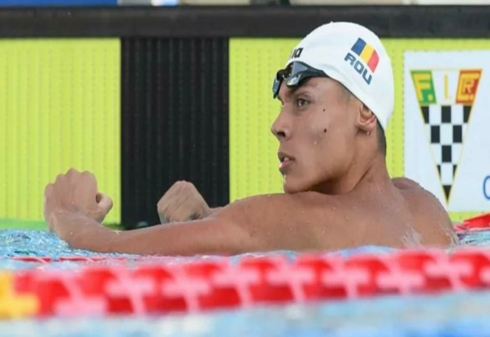David Popovici, AUR în prima finală de astăzi, de la Europenele de înot pentru juniori
