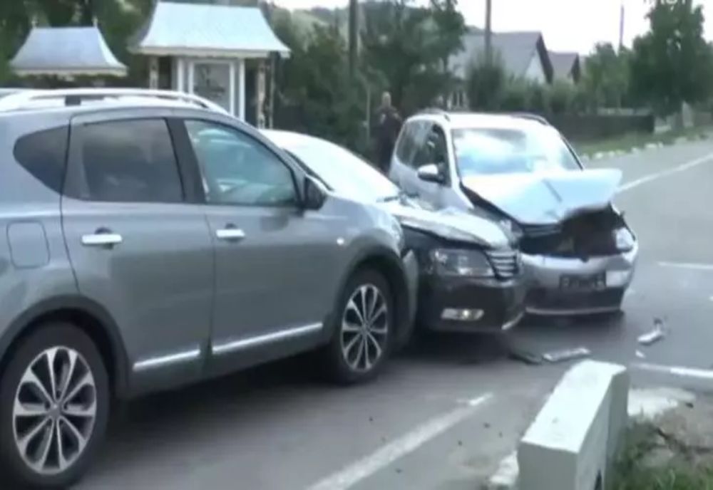 VIDEO | Accident auto surprins în direct. Cum s-a întâmplat totul