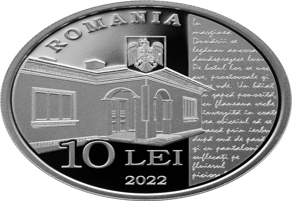 BNR lansează în circuitul numismatic o monedă din argint cu tema 90 de ani de la nașterea lui Fănuș Neagu