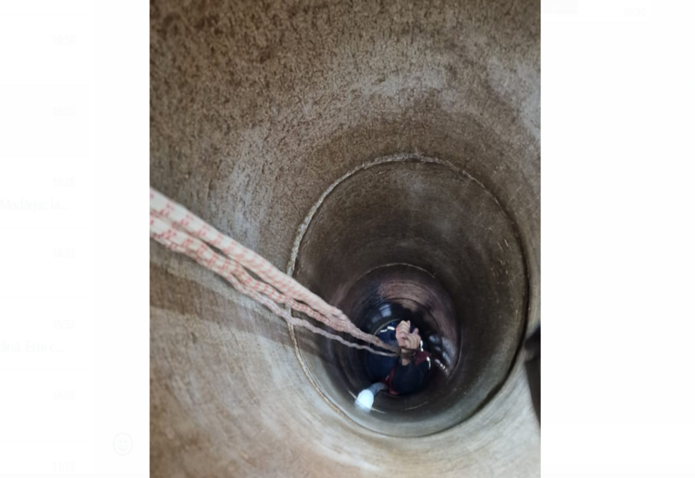 Norocul unui bărbat căzut într-o fântână: un trecător i-a auzit strigătele de ajutor