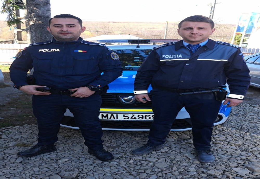 Prezența de spirit a unui echipaj de poliție a evitat o tragedie