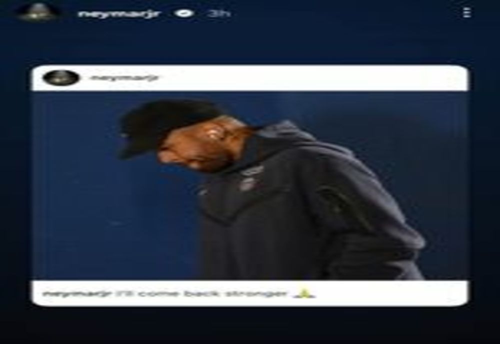 ”Voi reveni mai puternic!”, a scris Neymar pe rețelele sociale după ce a aflat că nu va mai juca în acest sezon!