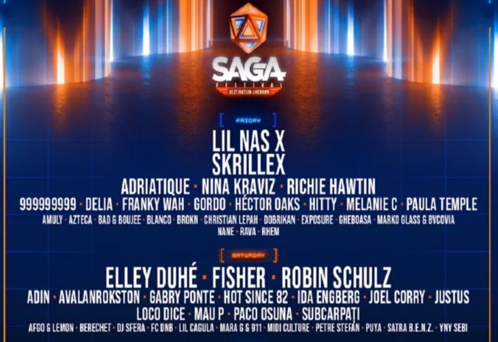 SAGA Festival. Programul pe zile pentru cea de-a treia ediție