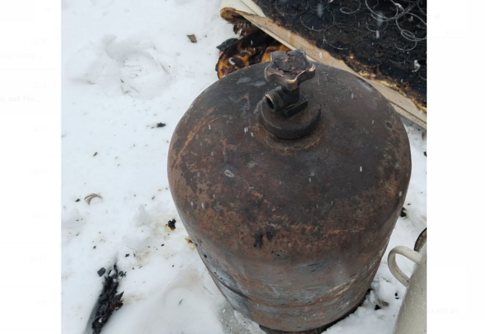 O bucătărie de vară s-a făcut scrum la Sabasa