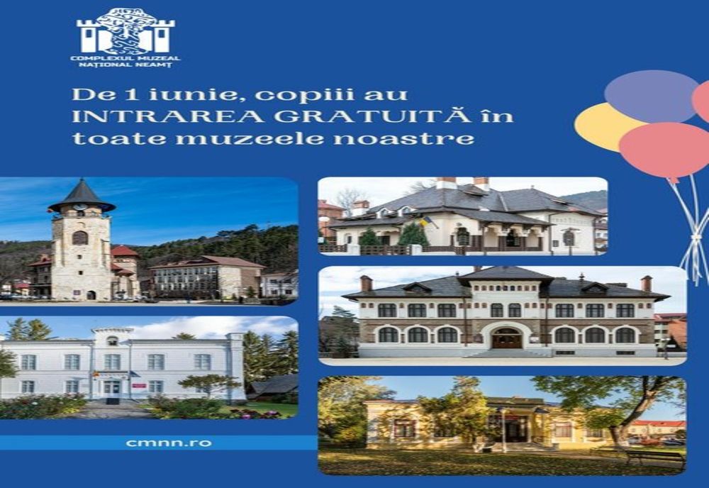 Pe 1 iunie, copii sunt așteptați la MUZEU! Intrarea este liberă! 