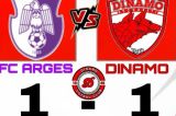 FC Argeș - Dinamo București 1-1, în play-off-ul Superligii