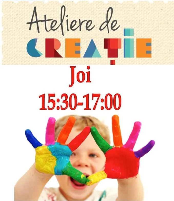 Afis ateliere de creatie Speranta