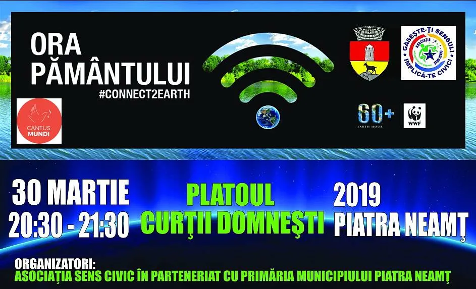 afis ora pamantului
