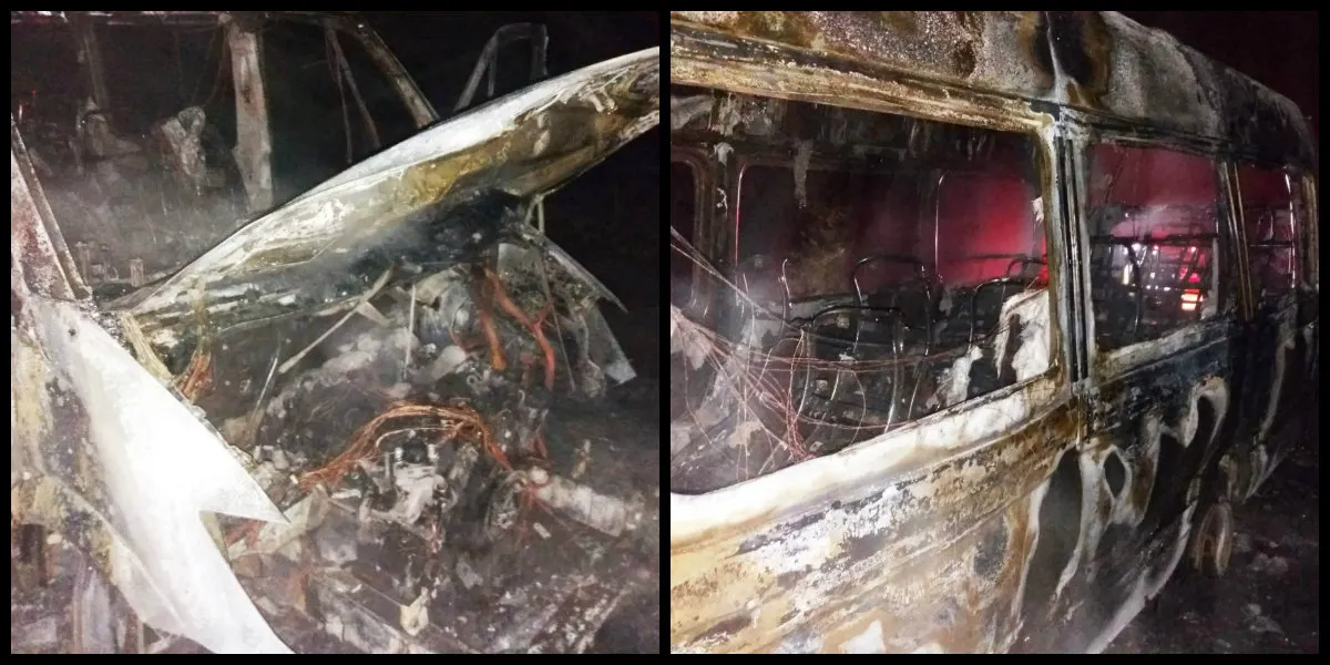 incendiu microbuz 3