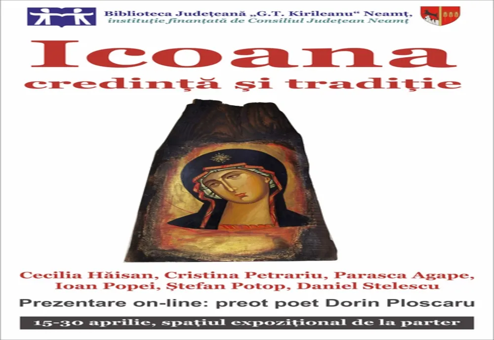 Expoziție „Icoana – credință și tradiție“, la Biblioteca Județeană