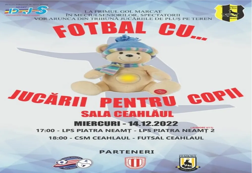 ”Fotbal cu jucării… pentru copii”, ediția 2022