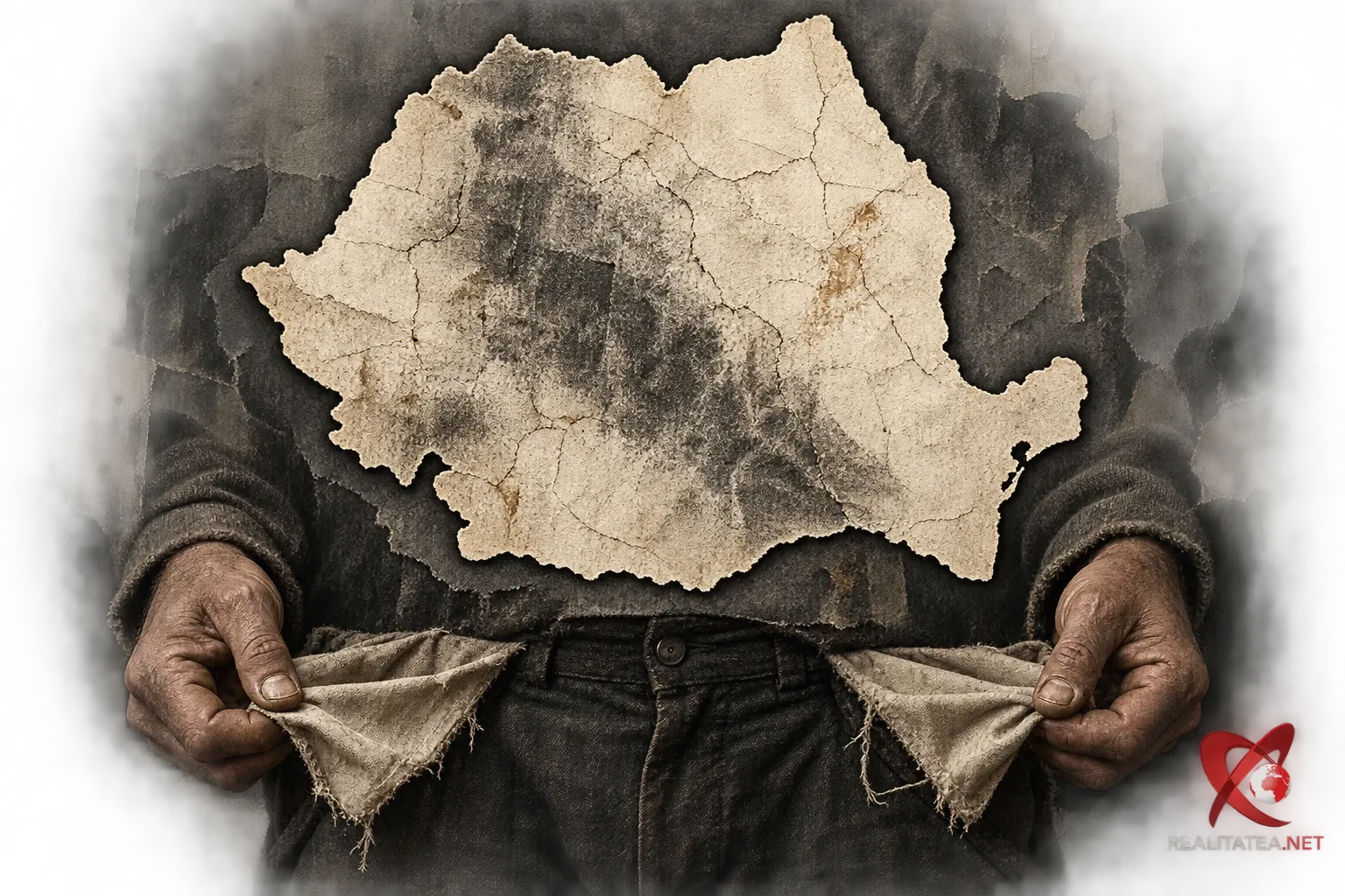 Sărăcie în România/ Sursa foto: AI
