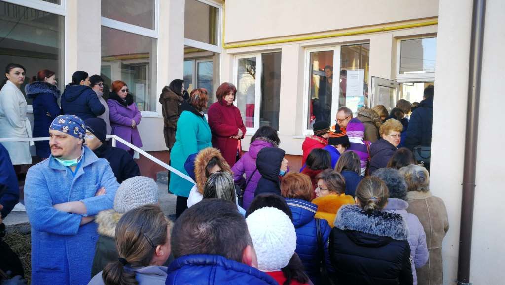 Spitalul Judetean de Urgenta protest