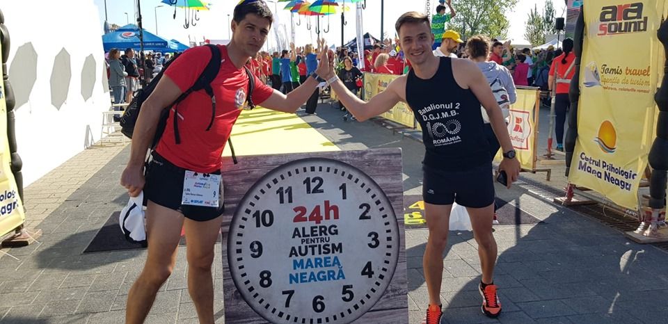 Un pompier din Neamț a alergat în scop caritabil (FOTO)