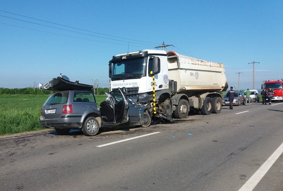 Accident grav. Victima a fost descarcerată și este inconștientă horia (FOTO) 1