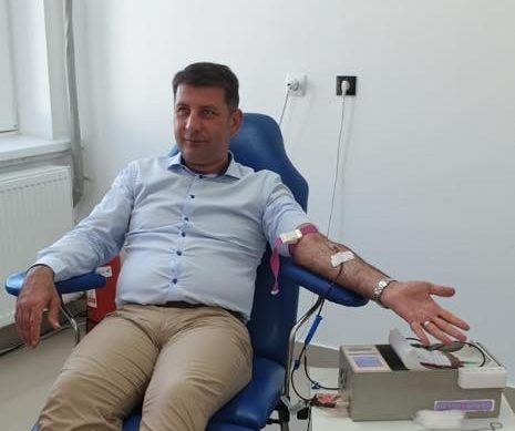 primarul Lucian Micu a donat sange