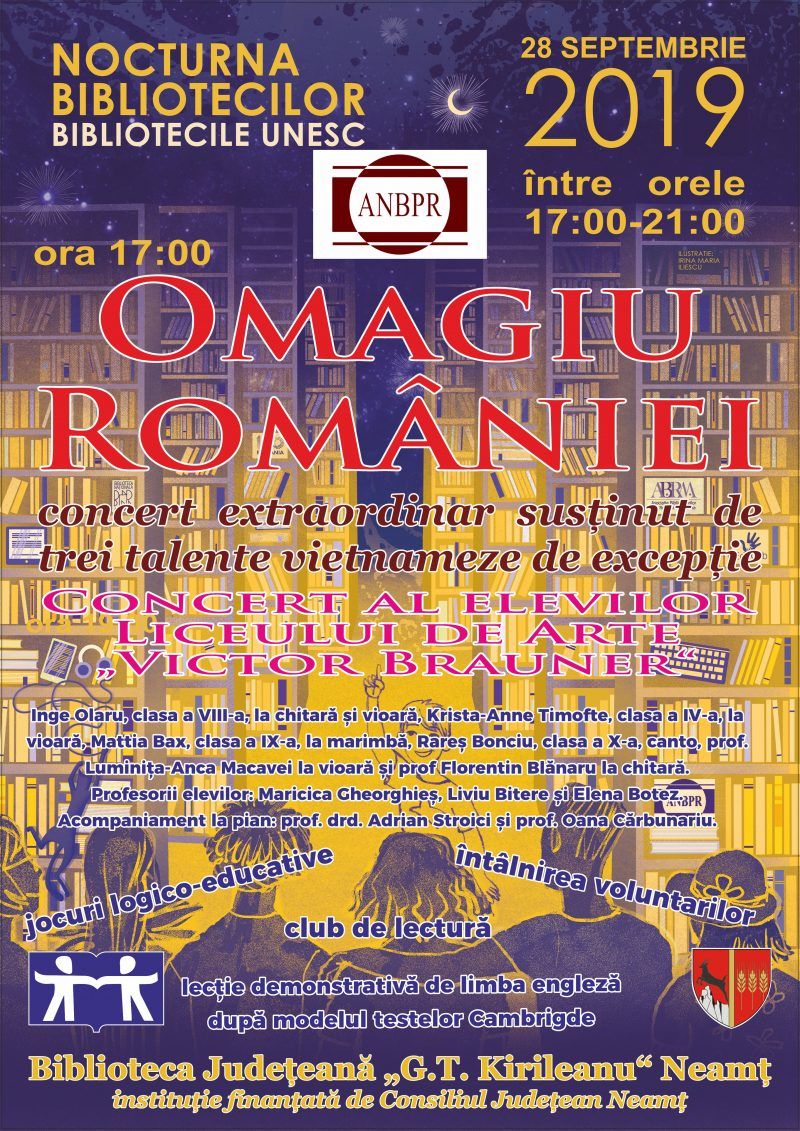 Afis Nocturna Bibliotecilor