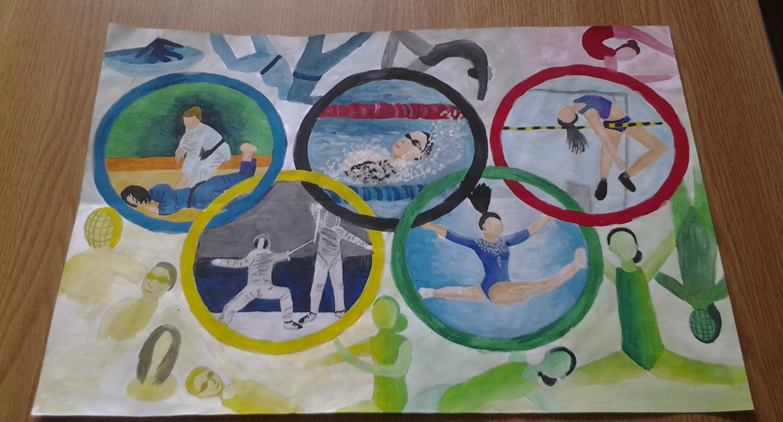 Jocurile Olimpice în imaginaţia copiilor