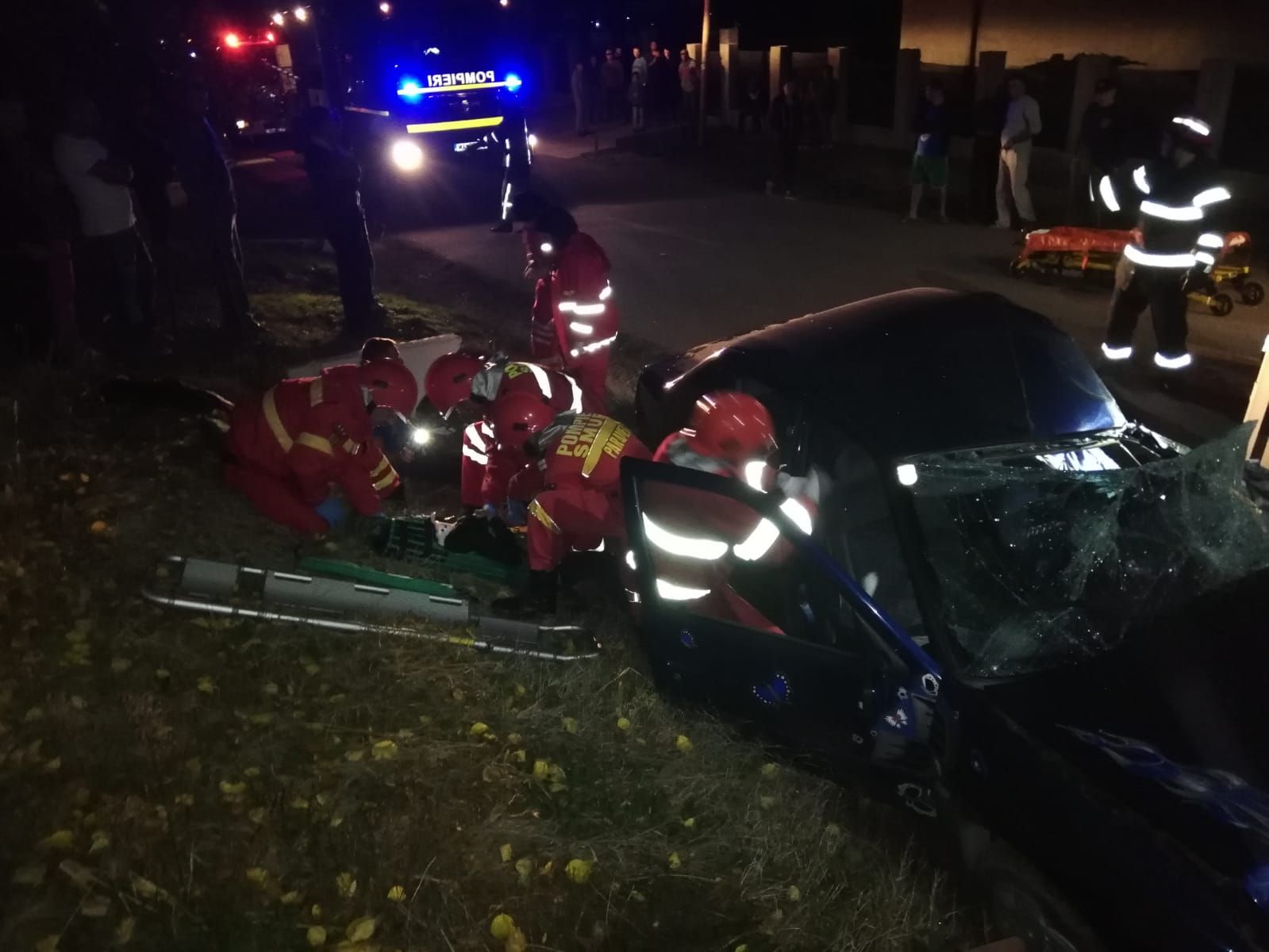 accident noapte descarcerare trifesti