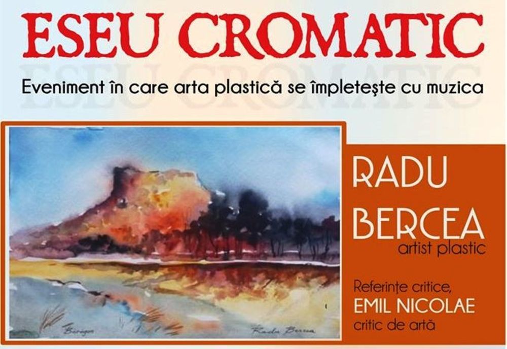 „Eseu cromatic” cu pictorul Radu Bercea la Biblioteca Județeană