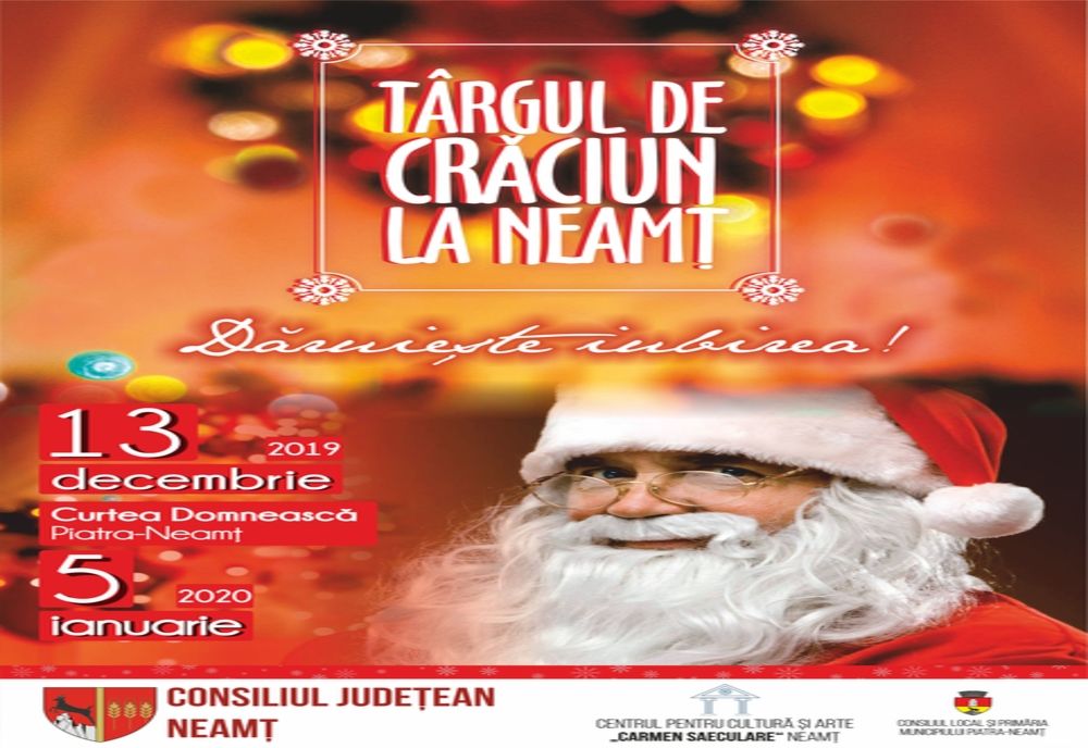 Provincialii și Antonia, în seara de deschidere a Târgului de Crăciun la Neamţ