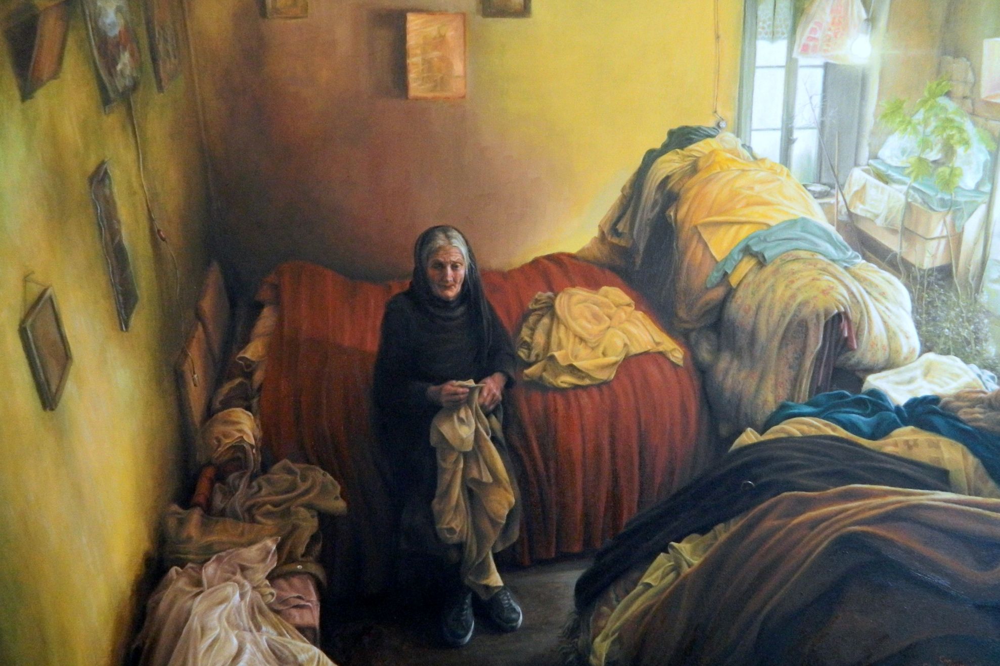 54 SOLITUDINE olio su tela 100x70 cm.