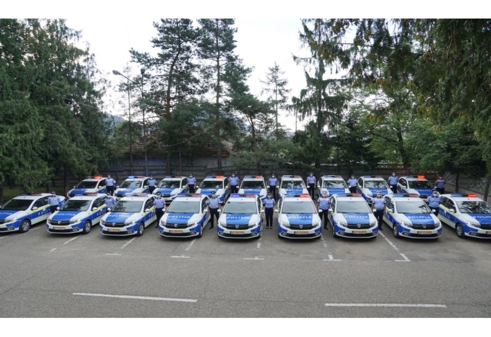 18 mașini de poliție noi au ajuns în Neamț