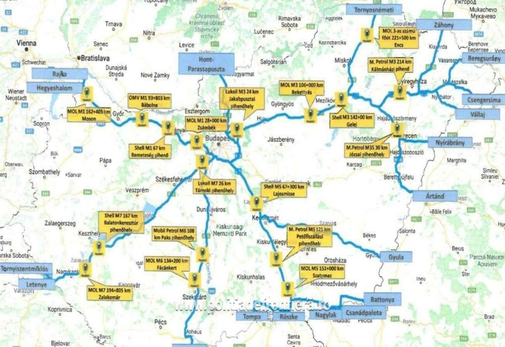 Culoare de tranzit pentru cetățenii care traversează Ungaria