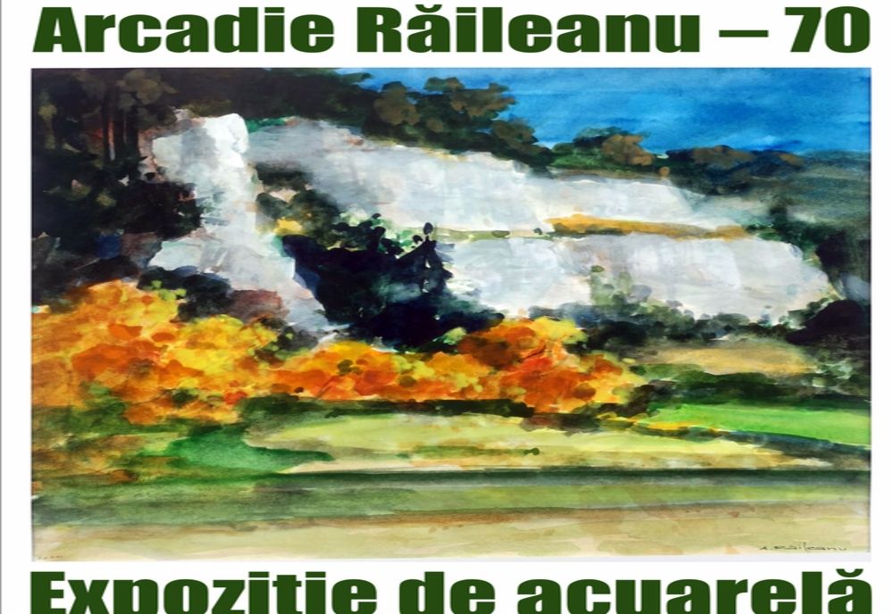 Expoziție aniversară Arcadie Răileanu – 70, la Biblioteca Județeană