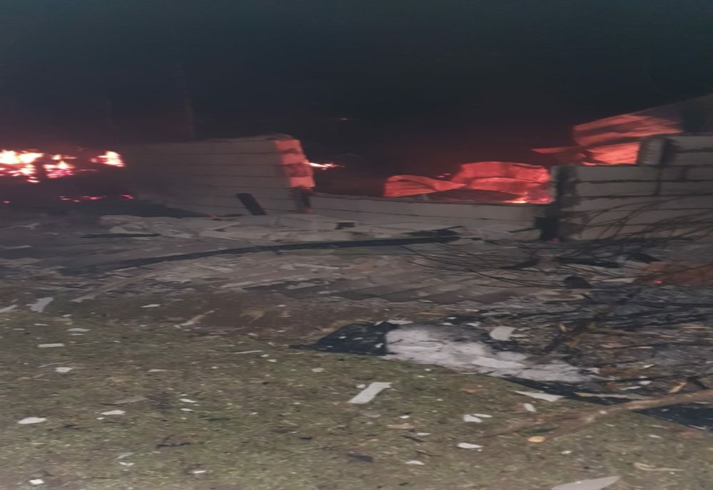 Animale moarte într-un incendiu în Borlești! Focul a fost pus intenționat (FOTO)