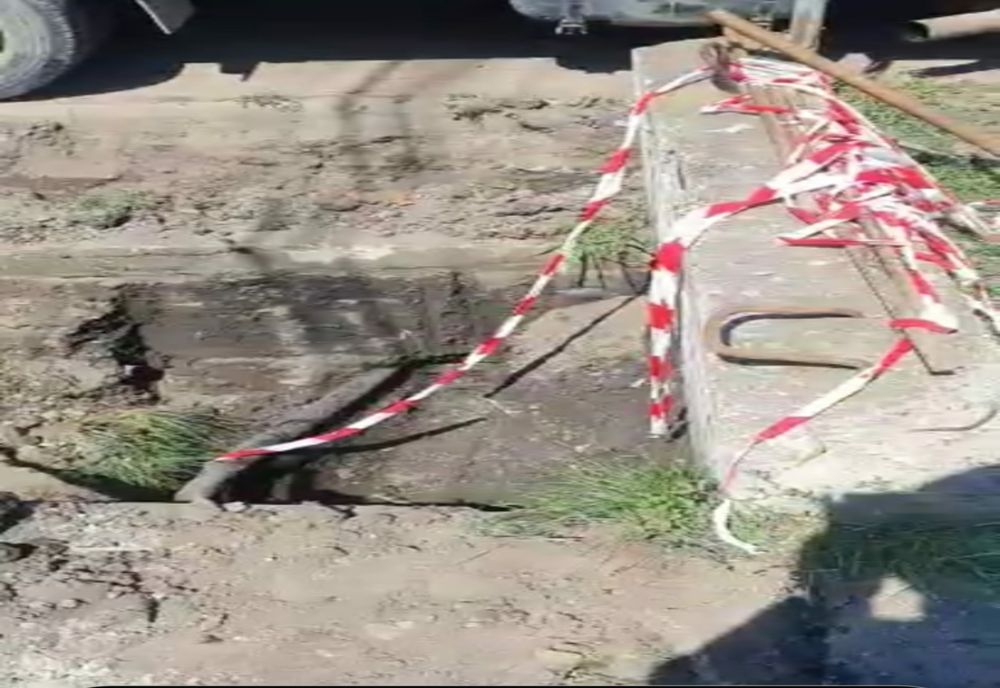 Țeavă de gaz fisurată în Roznov