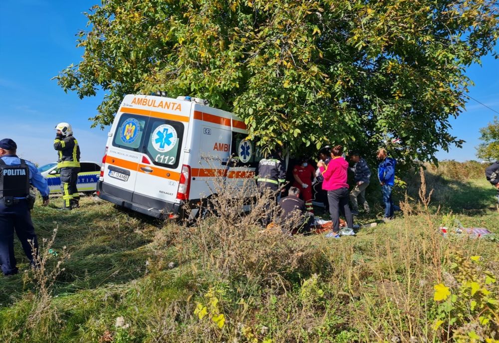 Accident pe un drum din Neamț! A fost implicată o ambulanță! 
