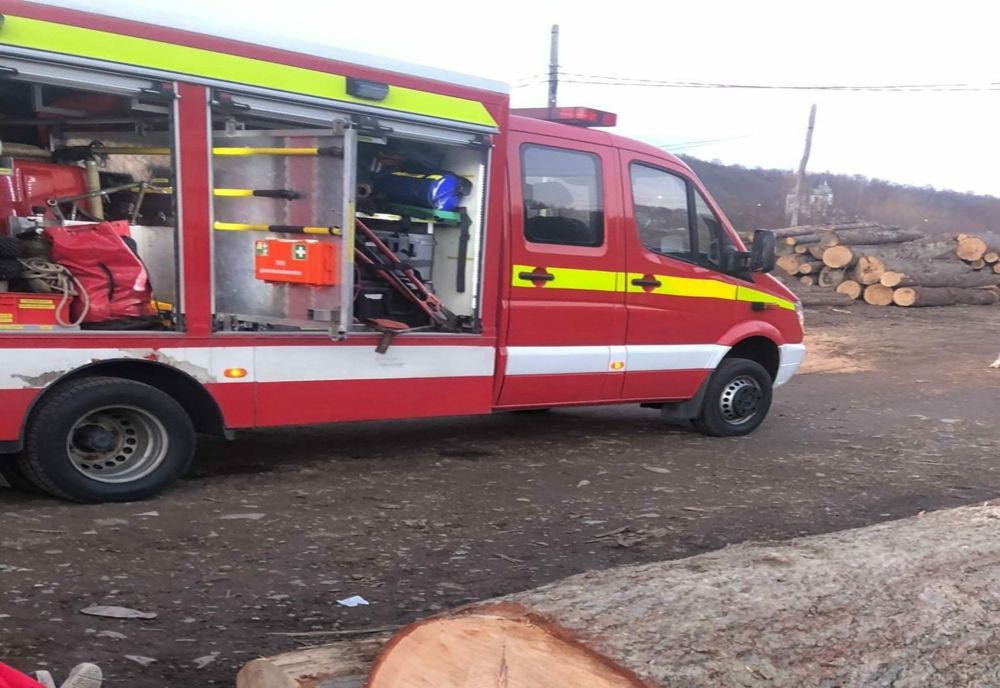 Un copil de 12 ani, strivit de un buștean în timp ce se juca. Medicii l-au resuscitat și transportat la spital