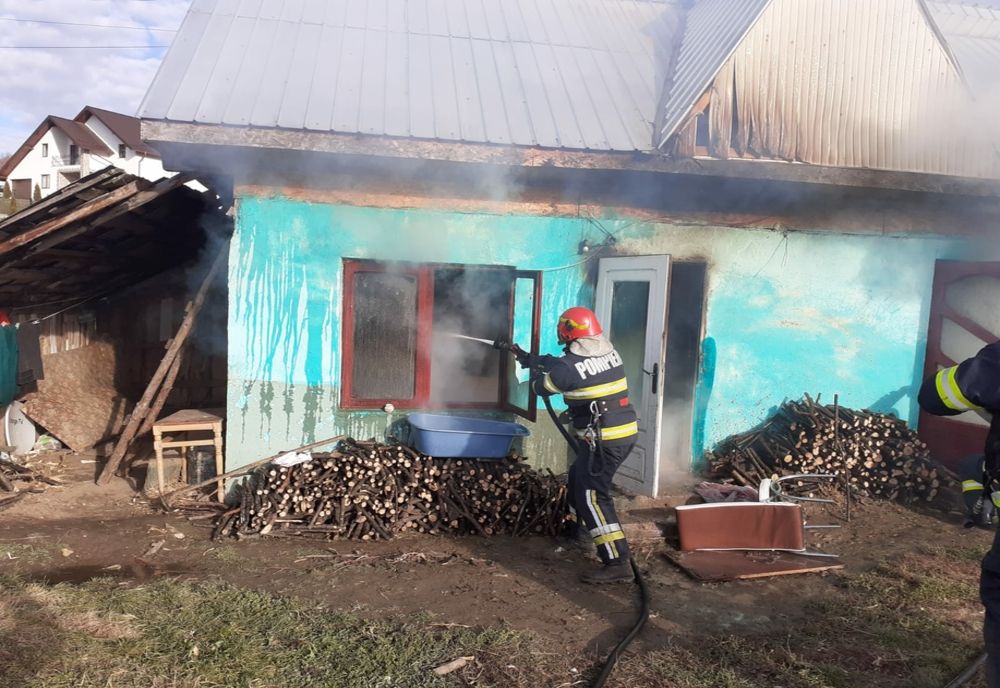Incendiu la o gospodărie din Țolici