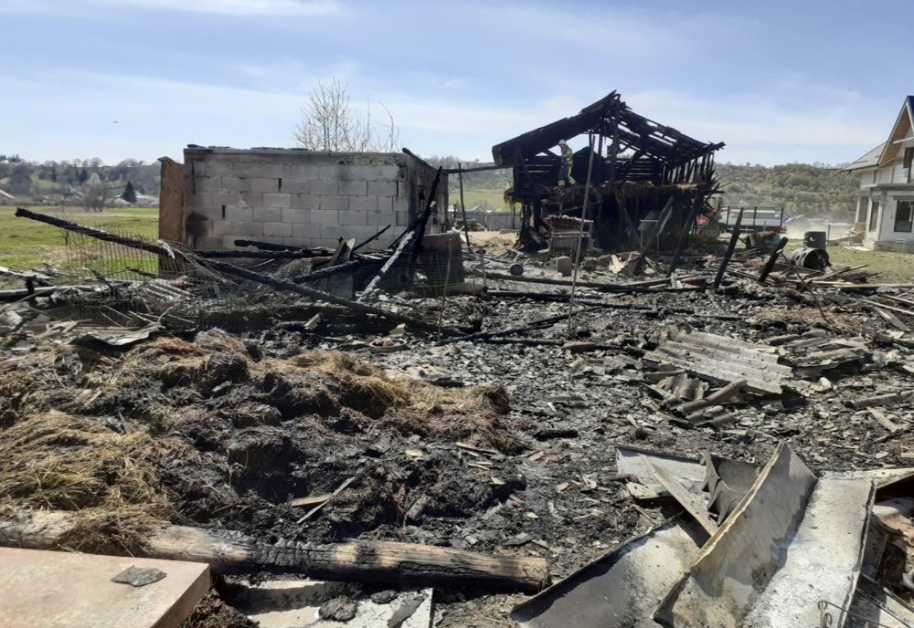 O țigară aruncată la întâmplare, rezultatul unui dezastru la Ruseni