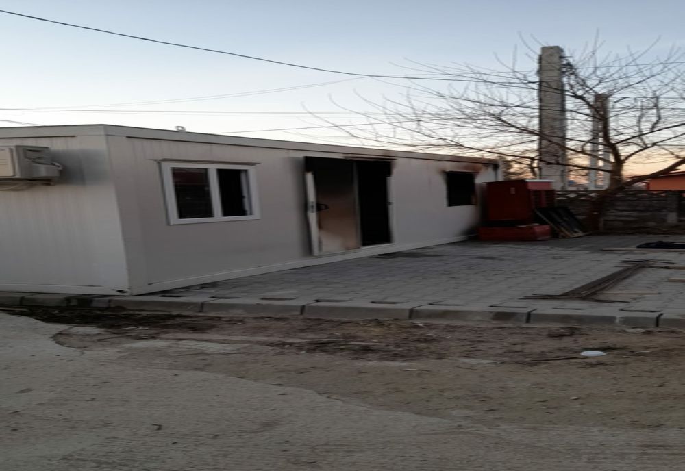 Incendiu în curtea Spitalului de Psihiatrie din Roman