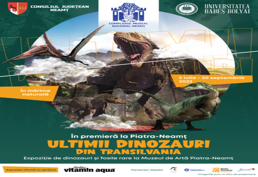 „Ultimii dinozauri din Transilvania”, la Muzeul de Artă din Piatra-Neamț