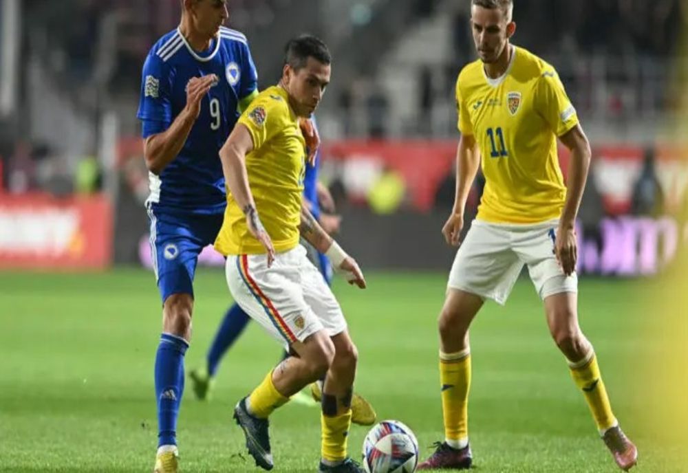 România – Bosnia 4-1. Tricolorii s-au impus, dar au retrogradat în Liga C din Nations League