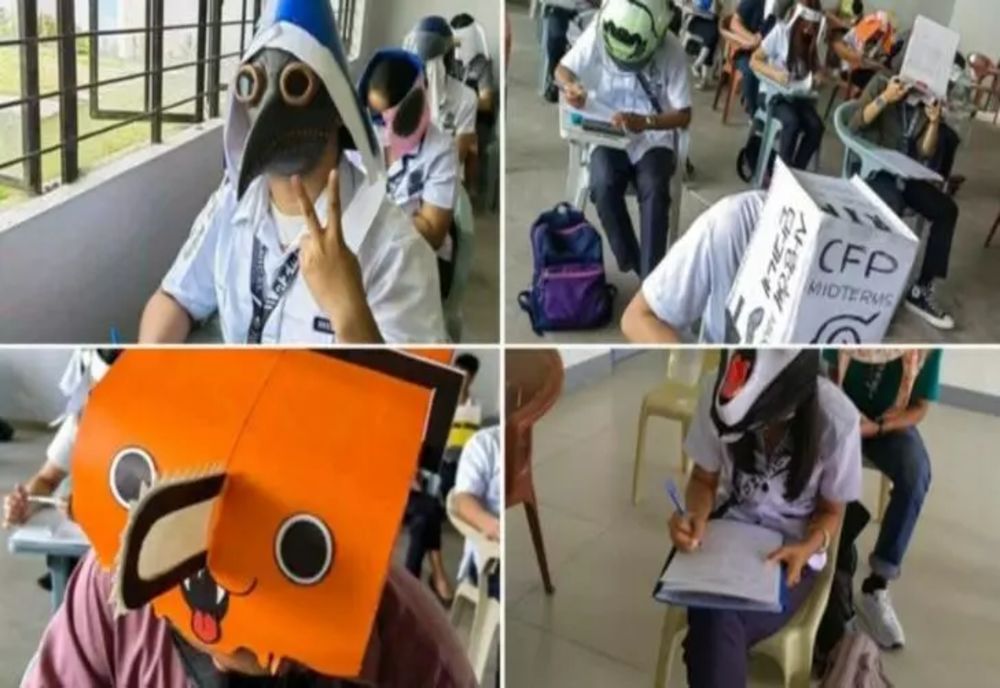 „Pălăriile anti-copiat” ale unor studenți din Filipine, virale pe rețelele de socializare | FOTO