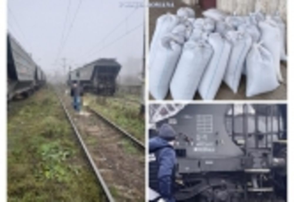 Se fură ca-n codru cereale în zona triajului stației CF Roman