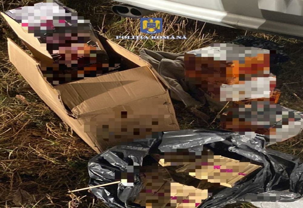 Cu mașina plină de materiale pirotehnice