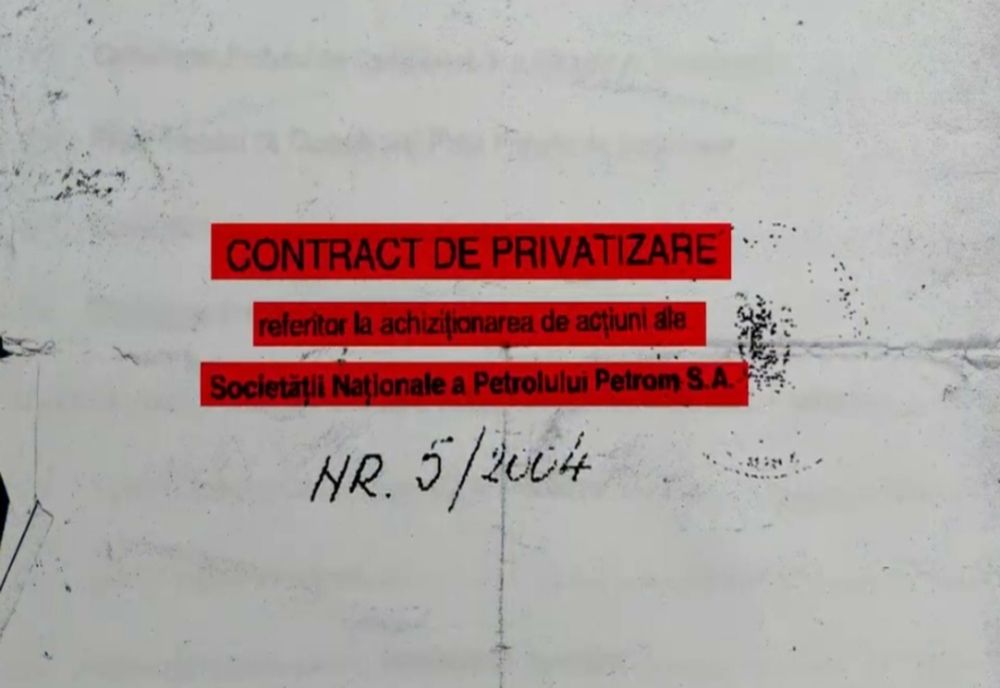 Realitatea PLUS face public contractul de privatizare a PETROM - cum s-au pus românii în genunchi în fața austriecilor. Ediție explozivă Culisele statului paralel, duminică, ora 21