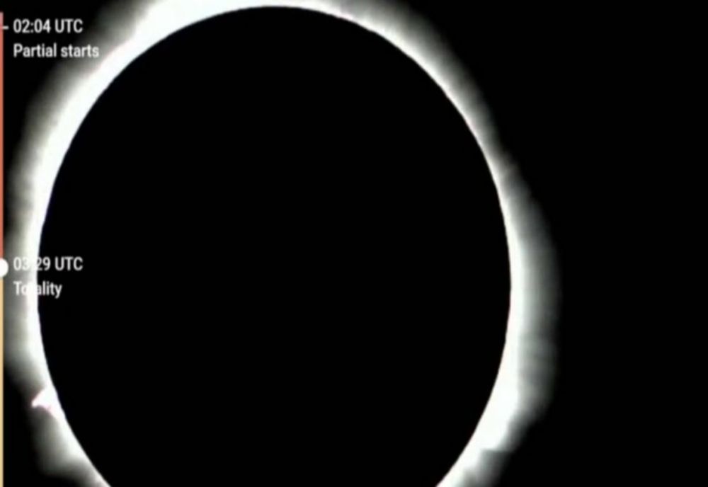 Eclipsa hibridă de Soare din 20 aprilie 2023. A putut fi văzută doar din două locuri de pe Pământ
