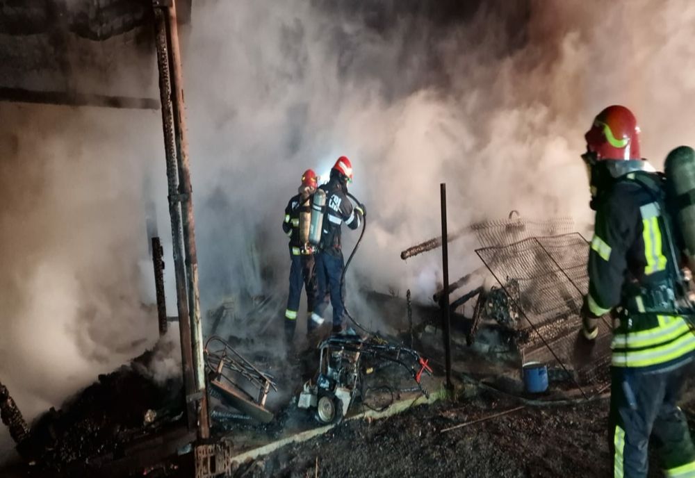 Incendiu la o gospodărie din Dochia