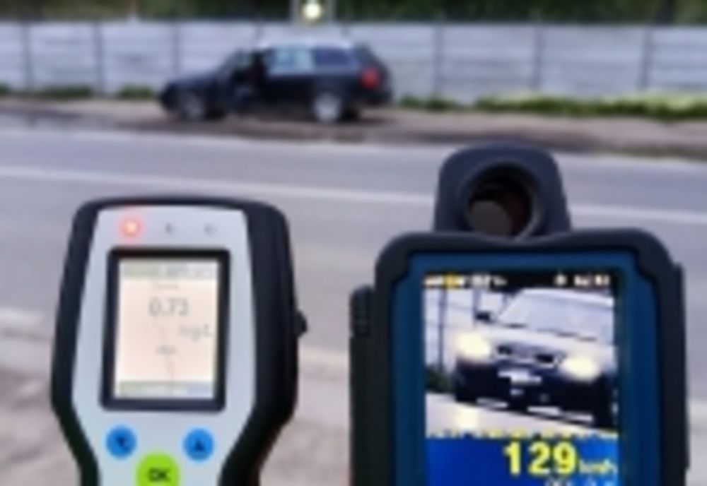 Pericol pe șosea! Prins de radar cu 129 km/h în localitate! Ce alcoolemie avea șoferul