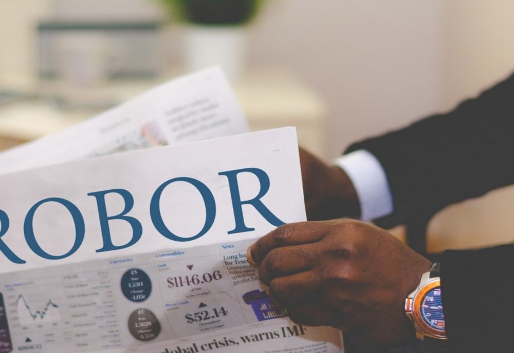 ROBOR LA TREI LUNI A SCĂZUT UȘOR LA 6,47% PE AN