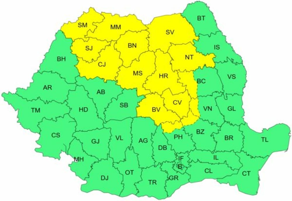 COD GALBEN DE INSTABILITATE ATMOSFERICĂ