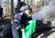 86 de oameni s-au luptat să stingă incendiul de pădure
